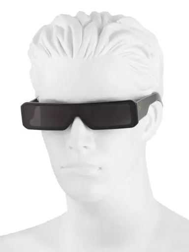 Rick Owens Men's Gethshades Sunglasses - Black | Thumbnail 3