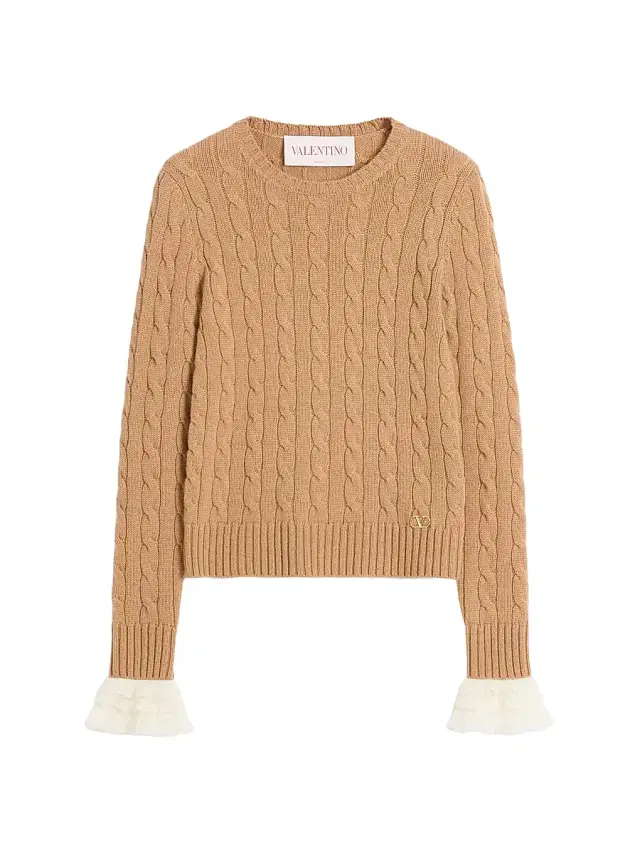 Valentino Garavani Women's Cashmere Sweater - Camel