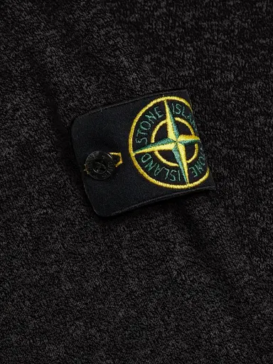 Stone Island Men's Stretch-Cotton Crewneck Sweater - Black - Size Small | Thumbnail 7 Stone Island Men's Stretch-Cotton Crewneck Sweater - Black - Size Small | Thumbnail 7