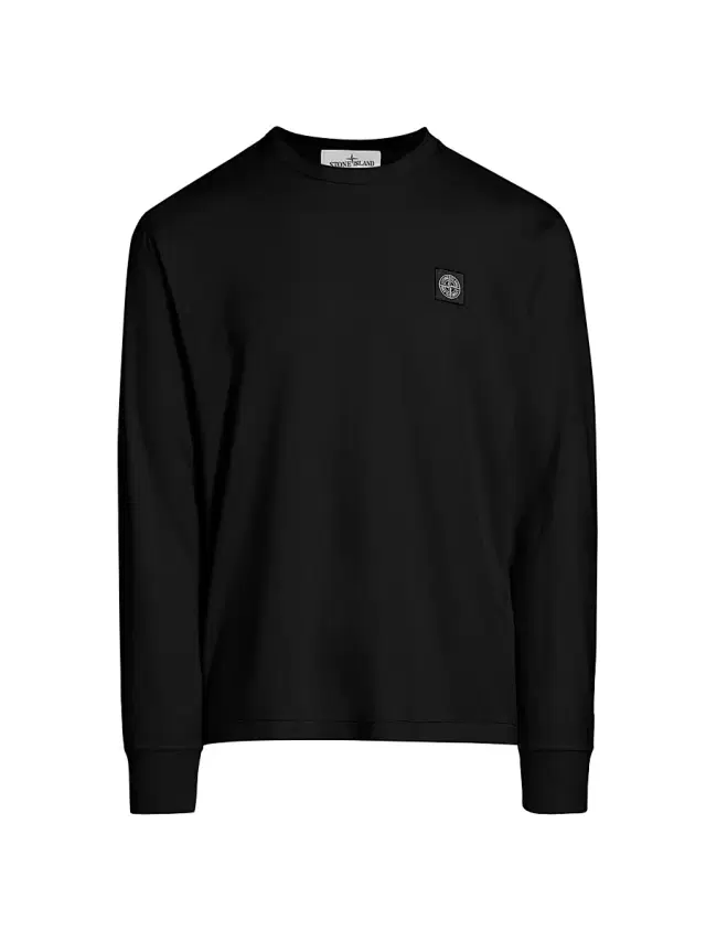 Stone Island Men's Logo Cotton Sweatshirt