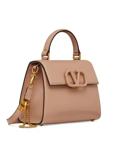 Valentino Garavani Women's Small VSling Grainy Calfskin Handbag - Rose Cannelle | Thumbnail 3