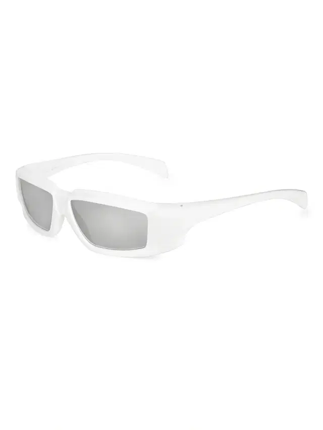 Rick Owens Men's 57MM Rectangular Sunglasses - White