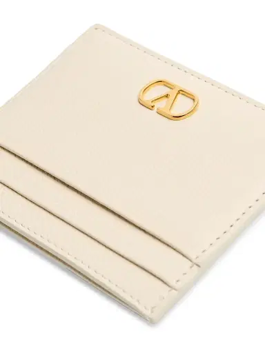 Valentino Garavani Women's VLogo Signature Grainy Calfskin Card Holder - Light | Thumbnail 8 Valentino Garavani Women's VLogo Signature Grainy Calfskin Card Holder - Light | Thumbnail 8