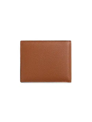 Valentino Garavani Men's VLogo Signature Grainy Calfskin Wallet - Saddle Brown | Thumbnail 3 Valentino Garavani Men's VLogo Signature Grainy Calfskin Wallet - Saddle Brown | Thumbnail 3