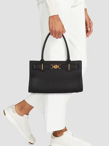 Versace Women's Medusa 95 Large Tote Calf Leather - Black Gold | Thumbnail 3 Versace Women's Medusa 95 Large Tote Calf Leather - Black Gold | Thumbnail 3