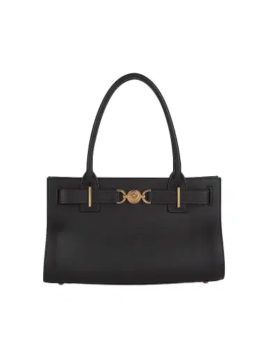 Versace Women's Medusa 95 Large Tote Calf Leather - Black Gold | Thumbnail 1 Versace Women's Medusa 95 Large Tote Calf Leather - Black Gold | Thumbnail 1