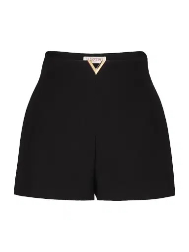 Valentino Garavani Women's Crepe Couture Shorts - Black | Thumbnail 1 Valentino Garavani Women's Crepe Couture Shorts - Black | Thumbnail 1