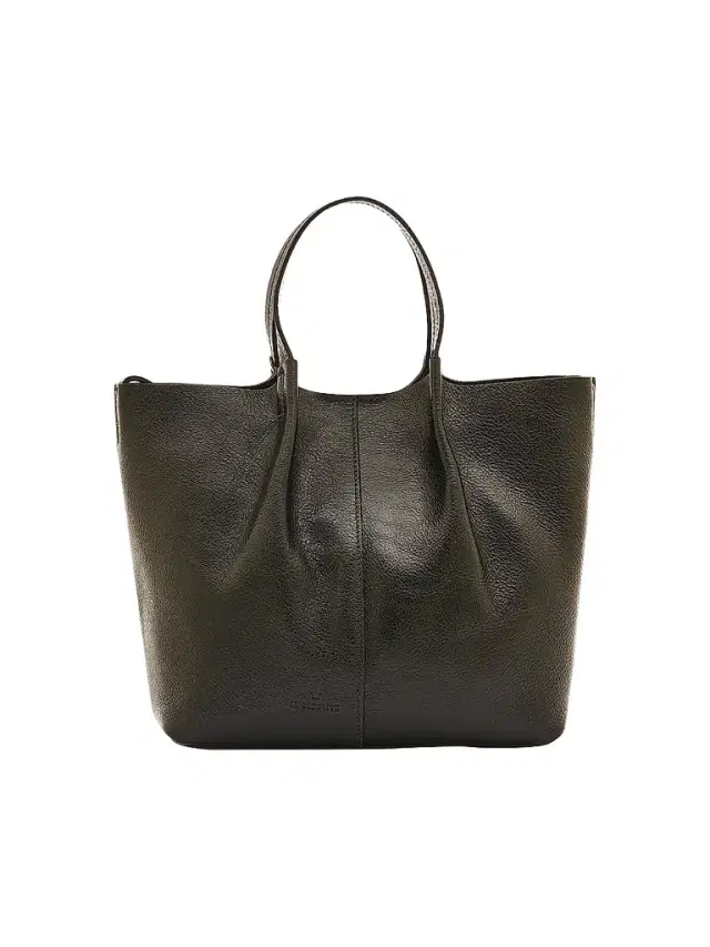 Il Bisonte Women's Nina Leather Tote Bag - Nero