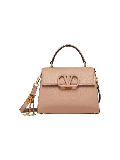 Valentino Garavani Women's Small VSling Grainy Calfskin Handbag - Poudre | Thumbnail 1