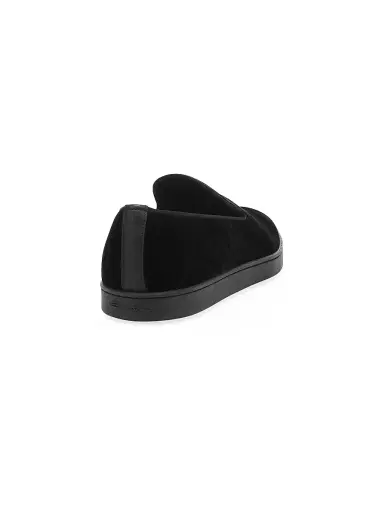 Santoni Men's Atlantis Muad Velvet Loafers - Black Velvet - Size 8 | Thumbnail 3 Santoni Men's Atlantis Muad Velvet Loafers - Black Velvet - Size 8 | Thumbnail 3