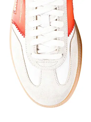 Santoni Women's Colorblocked Leather Low-Top Sneakers - White | Thumbnail 4 Santoni Women's Colorblocked Leather Low-Top Sneakers - White | Thumbnail 4