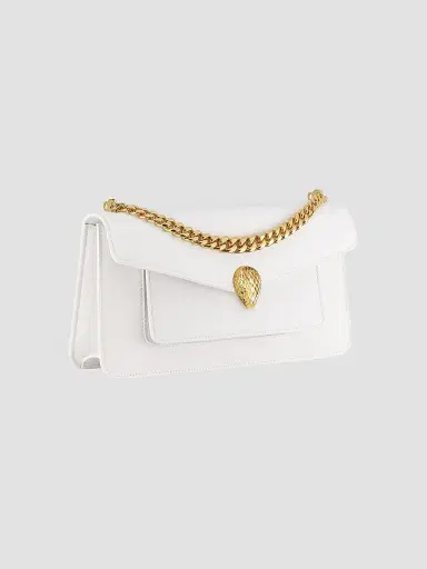 BVLGARI Women's Serpenti E/W Maxi Chain Leather Shoulder Bag - Flash Diamond | Thumbnail 2