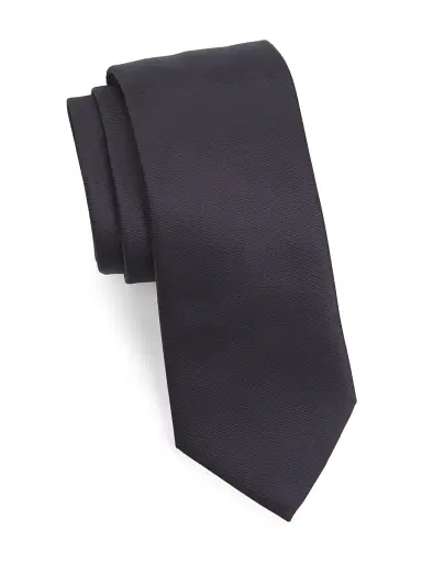Emporio Armani Men's Formal Silk Satin Tie | Thumbnail 1 Emporio Armani Men's Formal Silk Satin Tie | Thumbnail 1
