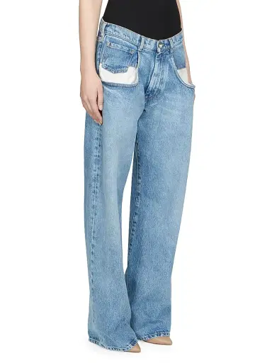 Maison Margiela Women's Boot-Cut Jeans - Denim - Size 10 | Thumbnail 4