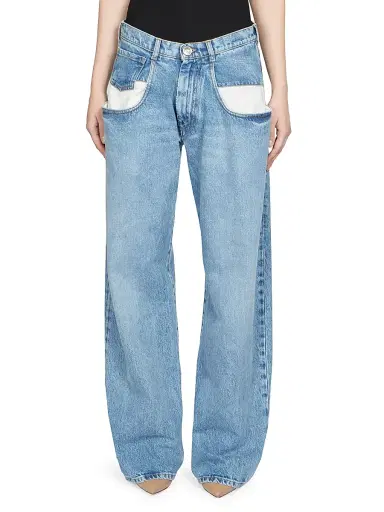Maison Margiela Women's Boot-Cut Jeans - Denim - Size 10 | Thumbnail 1