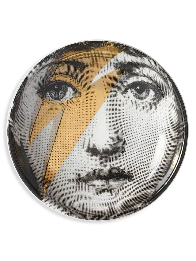 FORNASETTI Posacenere Rotondo Teme e Variazioni Ashtray