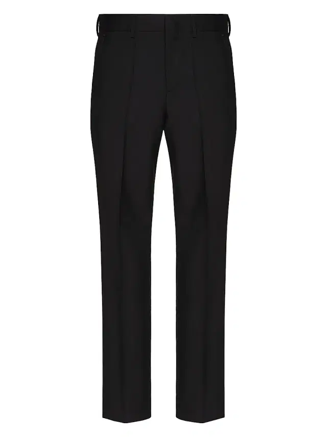 Men's Mohair Wool Pants - Black