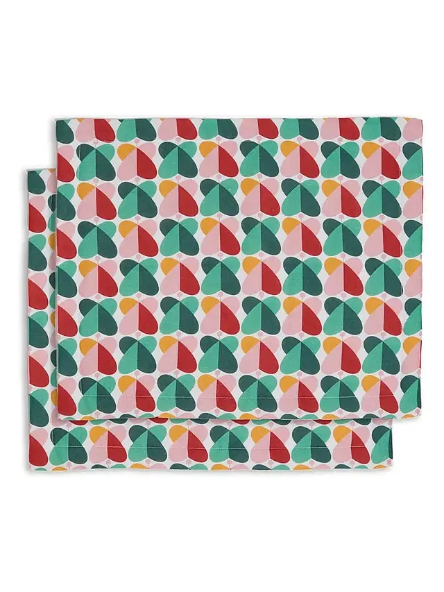 La DoubleJ Placemats Set of 2 - Farfalle White