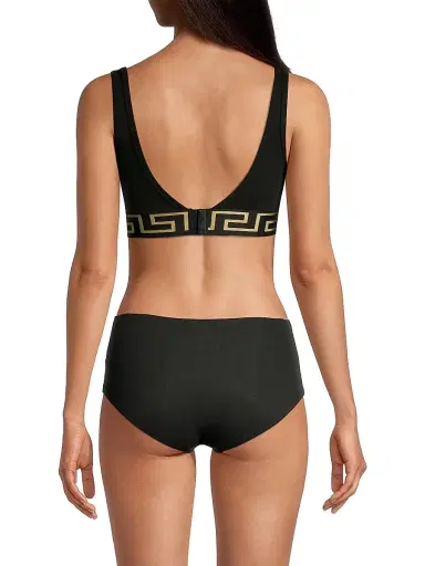 Versace Women's Greca Border Bralette | Thumbnail 4 Versace Women's Greca Border Bralette | Thumbnail 4