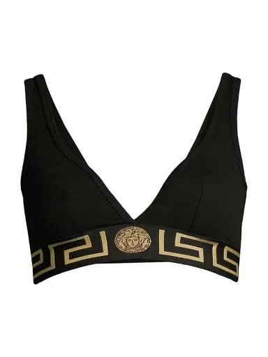 Versace Women's Greca Border Bralette | Thumbnail 1 Versace Women's Greca Border Bralette | Thumbnail 1