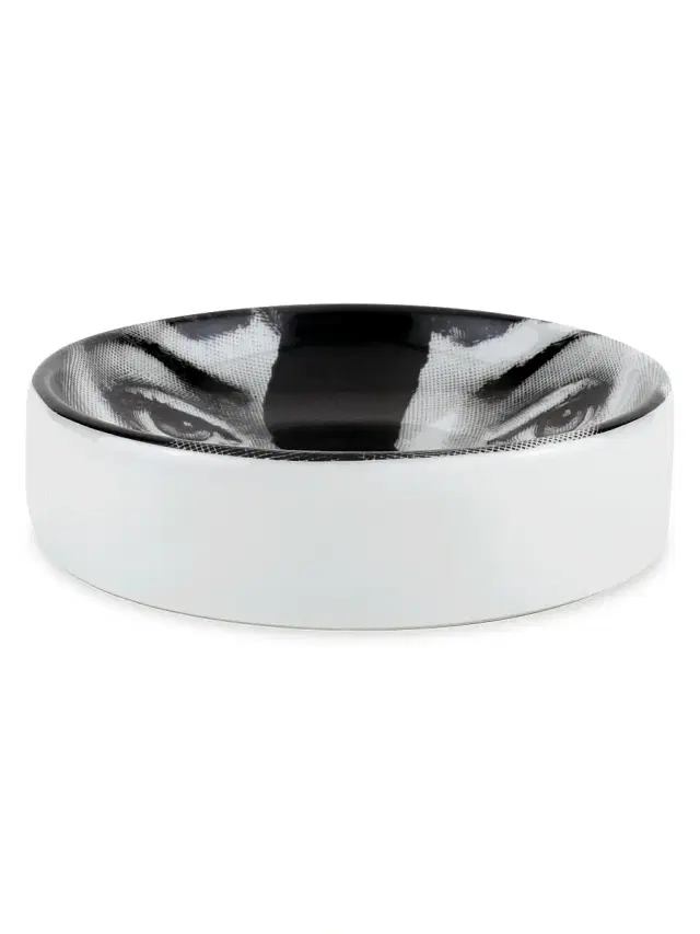 FORNASETTI Posacenere Rotondo Tema e Variazioni Ashtray