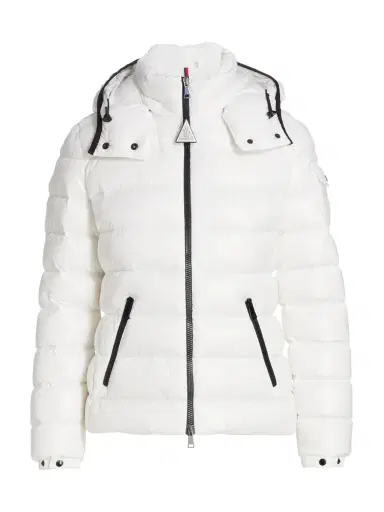 Moncler Women's Bady Short Puffer Jacket - White | Thumbnail 1 Moncler Women's Bady Short Puffer Jacket - White | Thumbnail 1