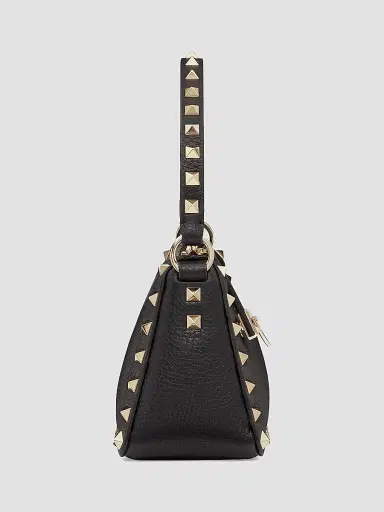 Valentino Garavani Women's Small Rockstud Grainy Calfskin Crossbody Bag | Thumbnail 4