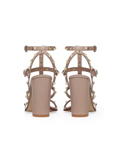 Valentino Garavani Women's Rockstud Ankle Strap Sandals 90 MM - Skin - Size 12 | Thumbnail 3 Valentino Garavani Women's Rockstud Ankle Strap Sandals 90 MM - Skin - Size 12 | Thumbnail 3