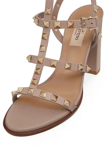 Valentino Garavani Women's Rockstud Ankle Strap Sandals 90 MM - Skin - Size 12 | Thumbnail 5 Valentino Garavani Women's Rockstud Ankle Strap Sandals 90 MM - Skin - Size 12 | Thumbnail 5