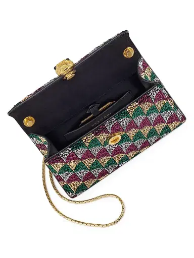 BVLGARI Women's Serpenti Mini Suede Shoulder Bag - Caracalla Multi | Thumbnail 2