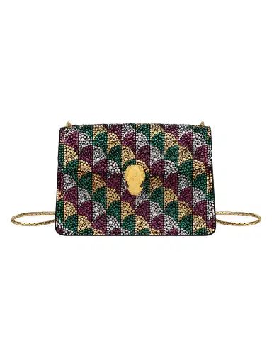 BVLGARI Women's Serpenti Mini Suede Shoulder Bag - Caracalla Multi | Thumbnail 1