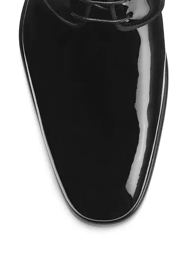 Santoni Men's Patent Leather Dress Shoes - Black - Size 14 | Thumbnail 4 Santoni Men's Patent Leather Dress Shoes - Black - Size 14 | Thumbnail 4