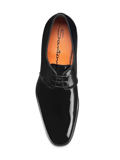 Santoni Men's Patent Leather Dress Shoes - Black - Size 14 | Thumbnail 5 Santoni Men's Patent Leather Dress Shoes - Black - Size 14 | Thumbnail 5