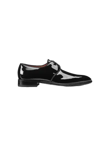 Santoni Men's Patent Leather Dress Shoes - Black - Size 14 | Thumbnail 1 Santoni Men's Patent Leather Dress Shoes - Black - Size 14 | Thumbnail 1