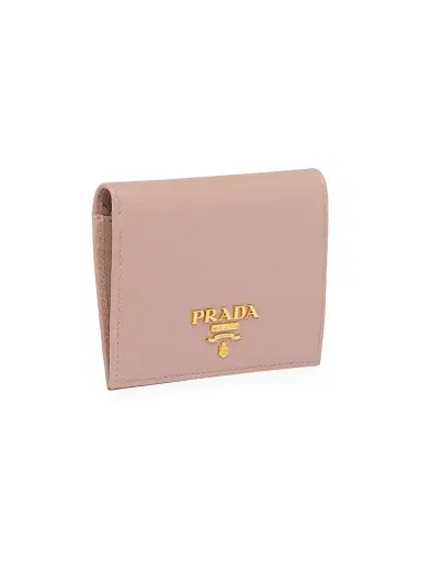 Prada Women's Small Saffiano Leather Wallet - Pink | Thumbnail 2