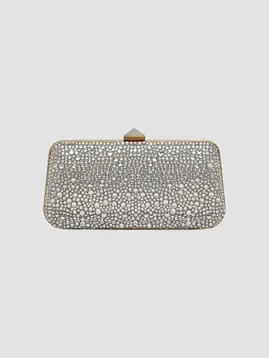 Valentino Garavani Women's Carry Secrets Rhinestone Minaudiere | Thumbnail 4 Valentino Garavani Women's Carry Secrets Rhinestone Minaudiere | Thumbnail 4