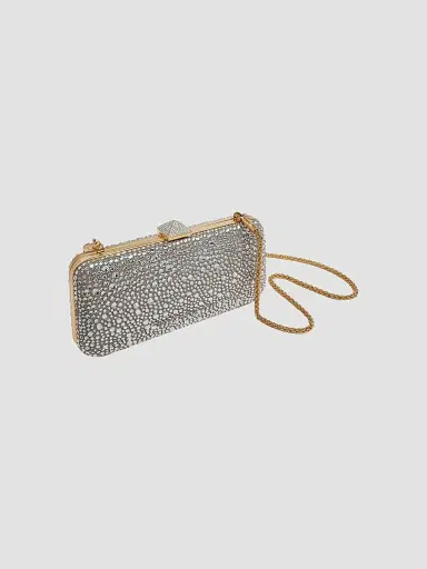 Valentino Garavani Women's Carry Secrets Rhinestone Minaudiere | Thumbnail 6 Valentino Garavani Women's Carry Secrets Rhinestone Minaudiere | Thumbnail 6