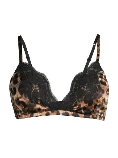 Dolce & Gabbana Women's Soft Cup Bra - Leo New | Thumbnail 1
