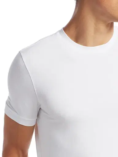 Giorgio Armani Men's Basic Crewneck Tee - White - Size 46 | Thumbnail 6 Giorgio Armani Men's Basic Crewneck Tee - White - Size 46 | Thumbnail 6