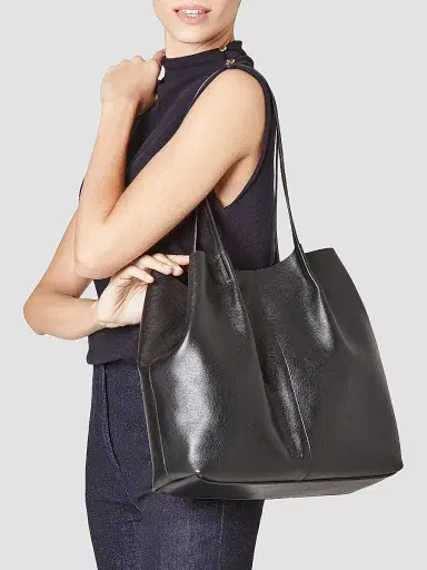 Il Bisonte Women's Nina Leather Tote Bag | Thumbnail 2