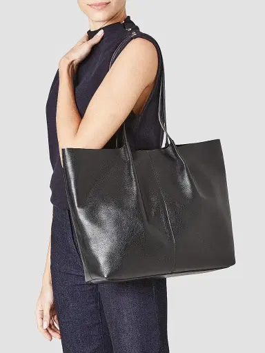 Il Bisonte Women's Nina Leather Tote Bag | Thumbnail 3