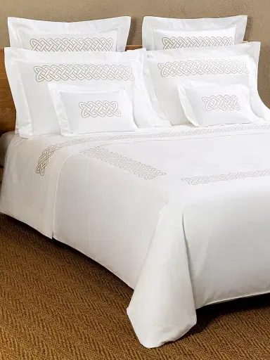 Frette Intreccio Embroidery Duvet Cover | Thumbnail 2 Frette Intreccio Embroidery Duvet Cover | Thumbnail 2