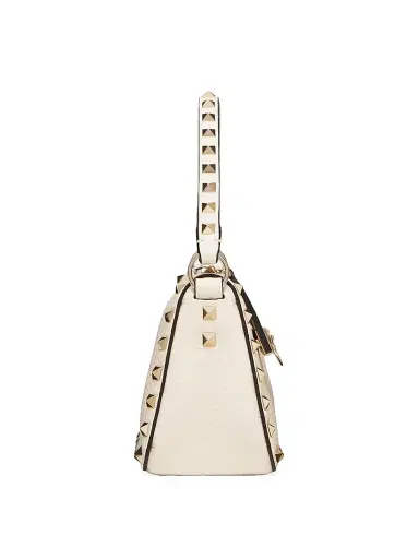 Valentino Garavani Women's Rockstud Grainy Calfskin Crossbody Bag - Light | Thumbnail 5 Valentino Garavani Women's Rockstud Grainy Calfskin Crossbody Bag - Light | Thumbnail 5