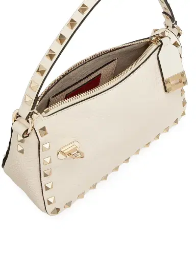 Valentino Garavani Women's Rockstud Grainy Calfskin Crossbody Bag - Light | Thumbnail 7 Valentino Garavani Women's Rockstud Grainy Calfskin Crossbody Bag - Light | Thumbnail 7