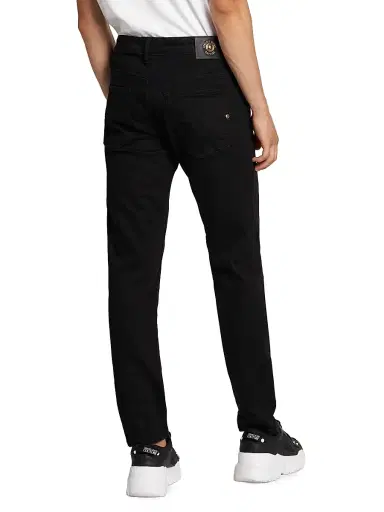Versace Jeans Couture Men's Stretch Five-Pocket Jeans - Black Gold | Thumbnail 5 Versace Jeans Couture Men's Stretch Five-Pocket Jeans - Black Gold | Thumbnail 5