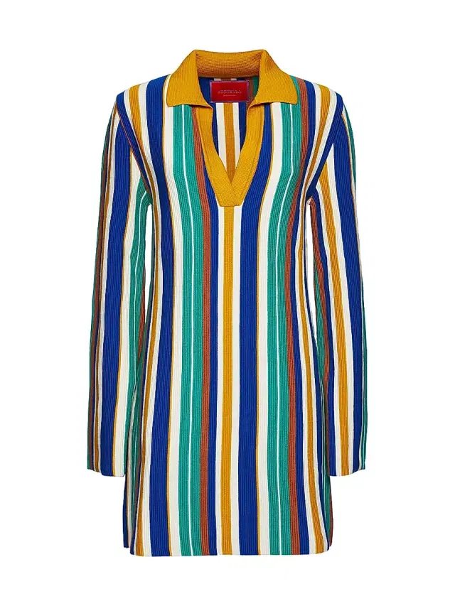 Women's Bay Polo Dress - Multicolor Verde Green