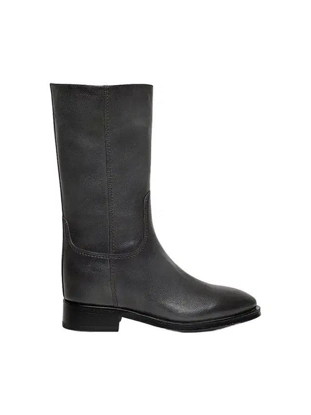 Santoni Women's Fleeces Leather Boots - Grey