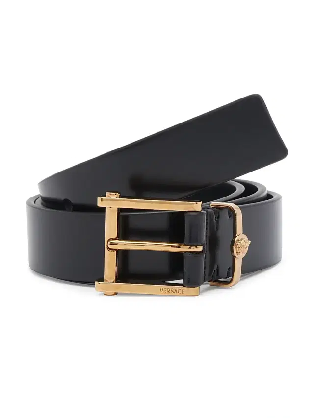 Versace Men's Medusa Buckle Belt - Nero Oro Size