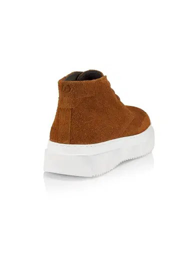 Pollini Men's Summer Vibes Suede Ankle Boots - Camel - Size 12 | Thumbnail 3 Pollini Men's Summer Vibes Suede Ankle Boots - Camel - Size 12 | Thumbnail 3
