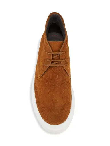 Pollini Men's Summer Vibes Suede Ankle Boots - Camel - Size 12 | Thumbnail 5 Pollini Men's Summer Vibes Suede Ankle Boots - Camel - Size 12 | Thumbnail 5